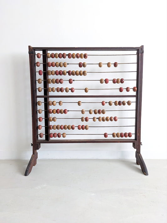 XL Wooden School Abacus 1950's