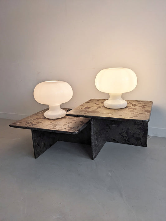Set of 2 Cosack Mushroom Table Lamps 1970's