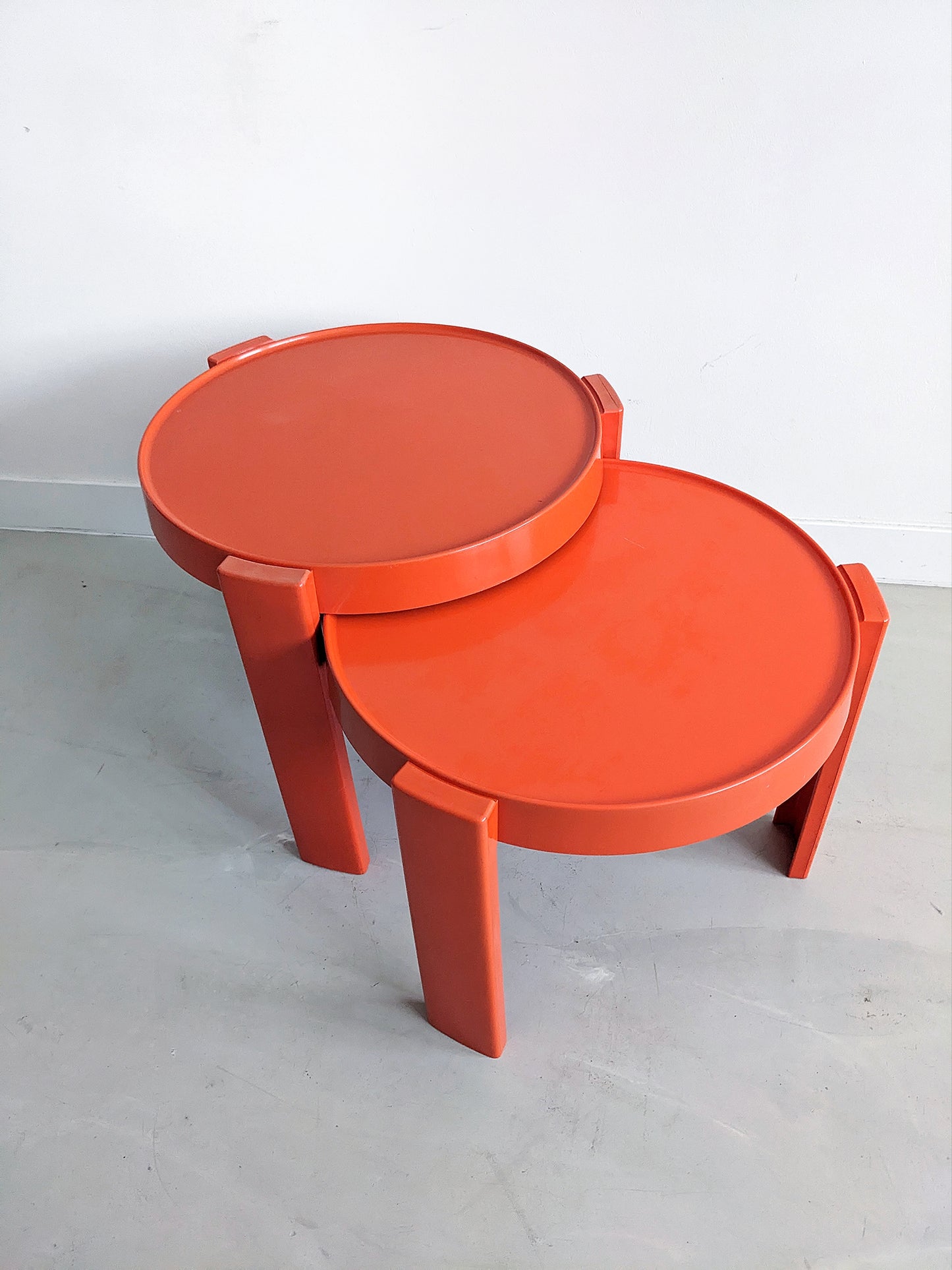 Set of 2 Space Age Nesting Tables 1970's