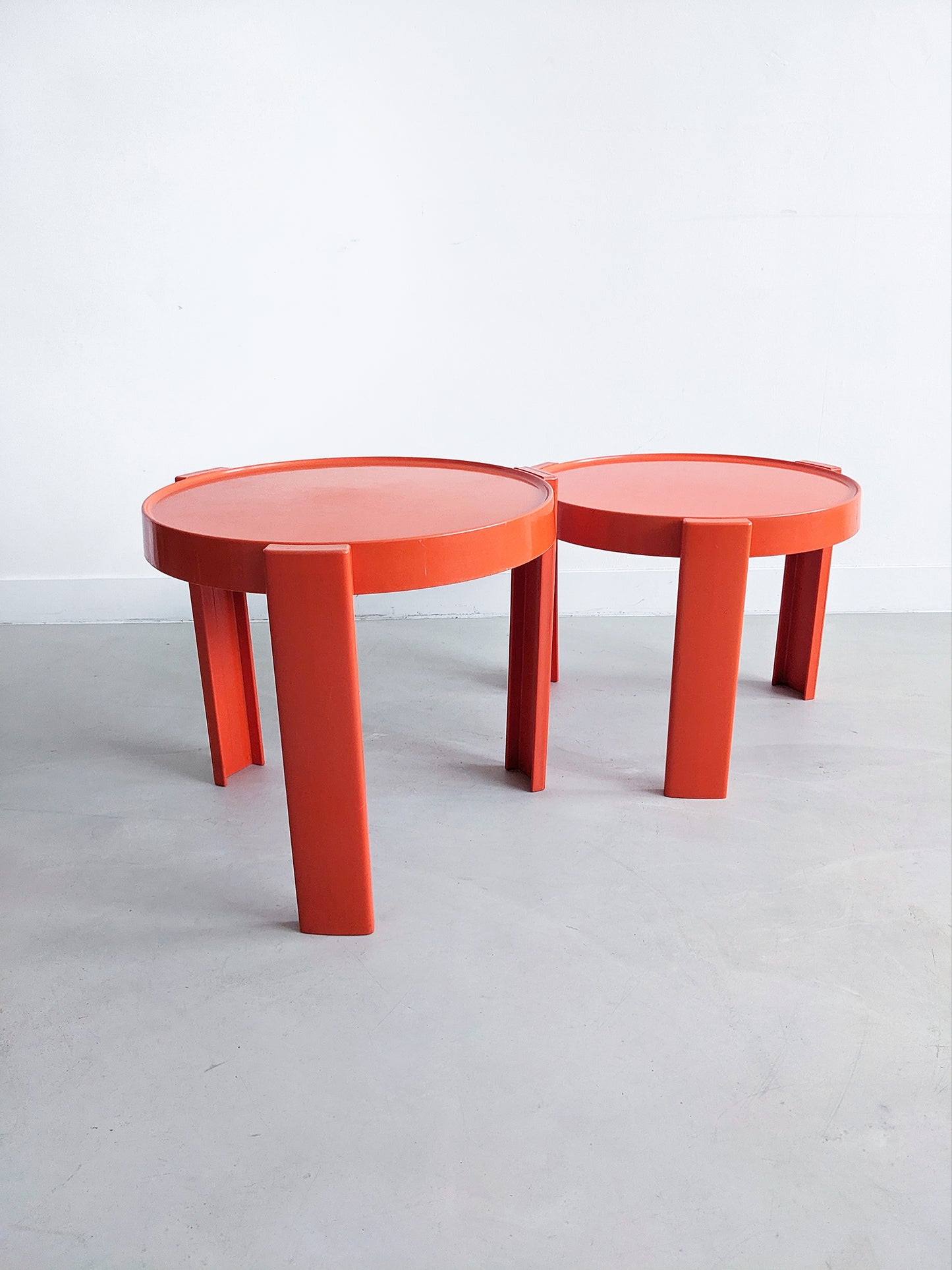 Set of 2 Space Age Nesting Tables 1970's