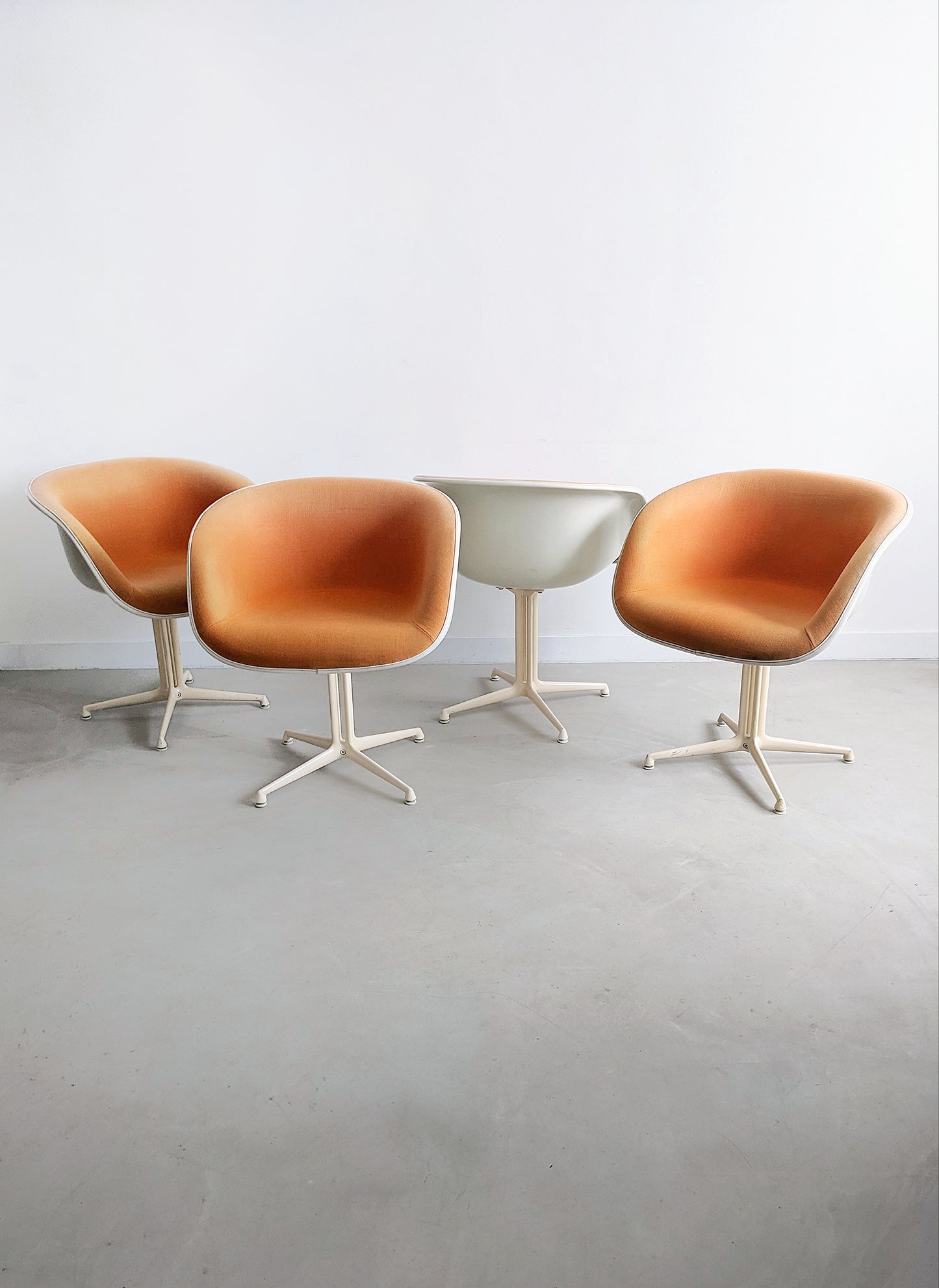 Set of 4 'La Fonda' Dining Chairs by Ray & Charles Eames for Herman Miller 1960's