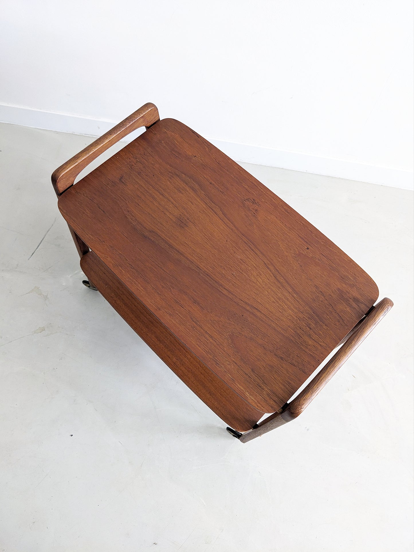 Midcentury Teak Bar Cart by Opal Germany 1960's