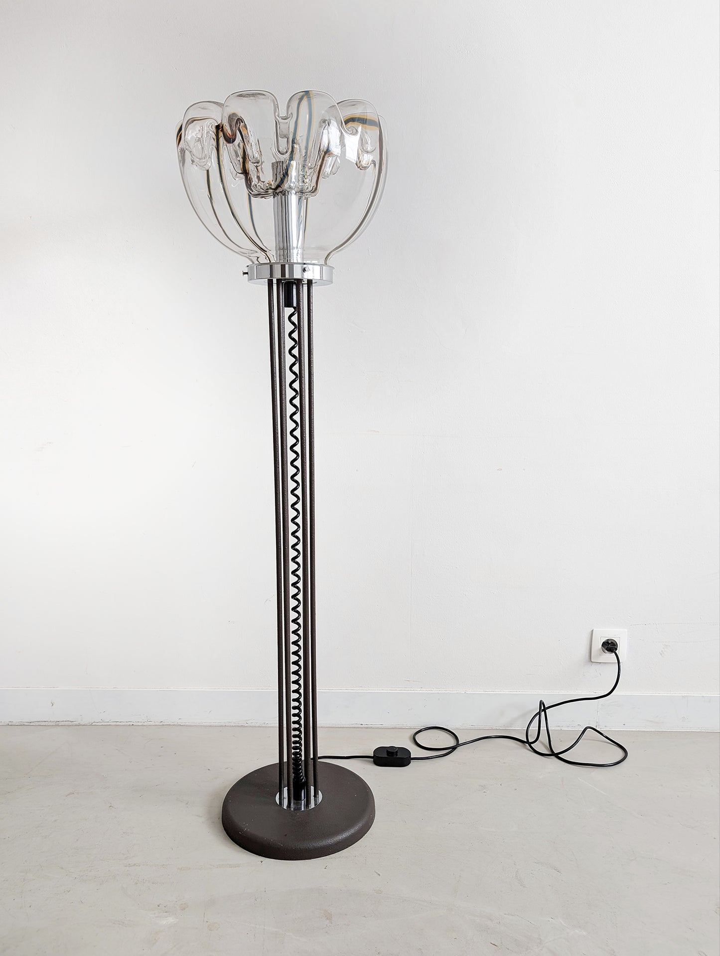 Murano Floor Lamp by Targetti Sankey 1970s