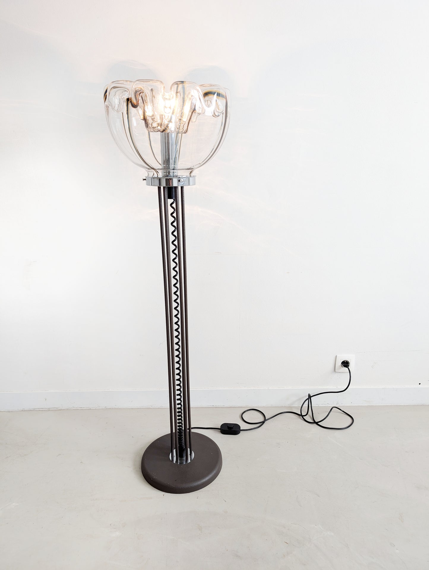 Murano Floor Lamp by Targetti Sankey 1970s