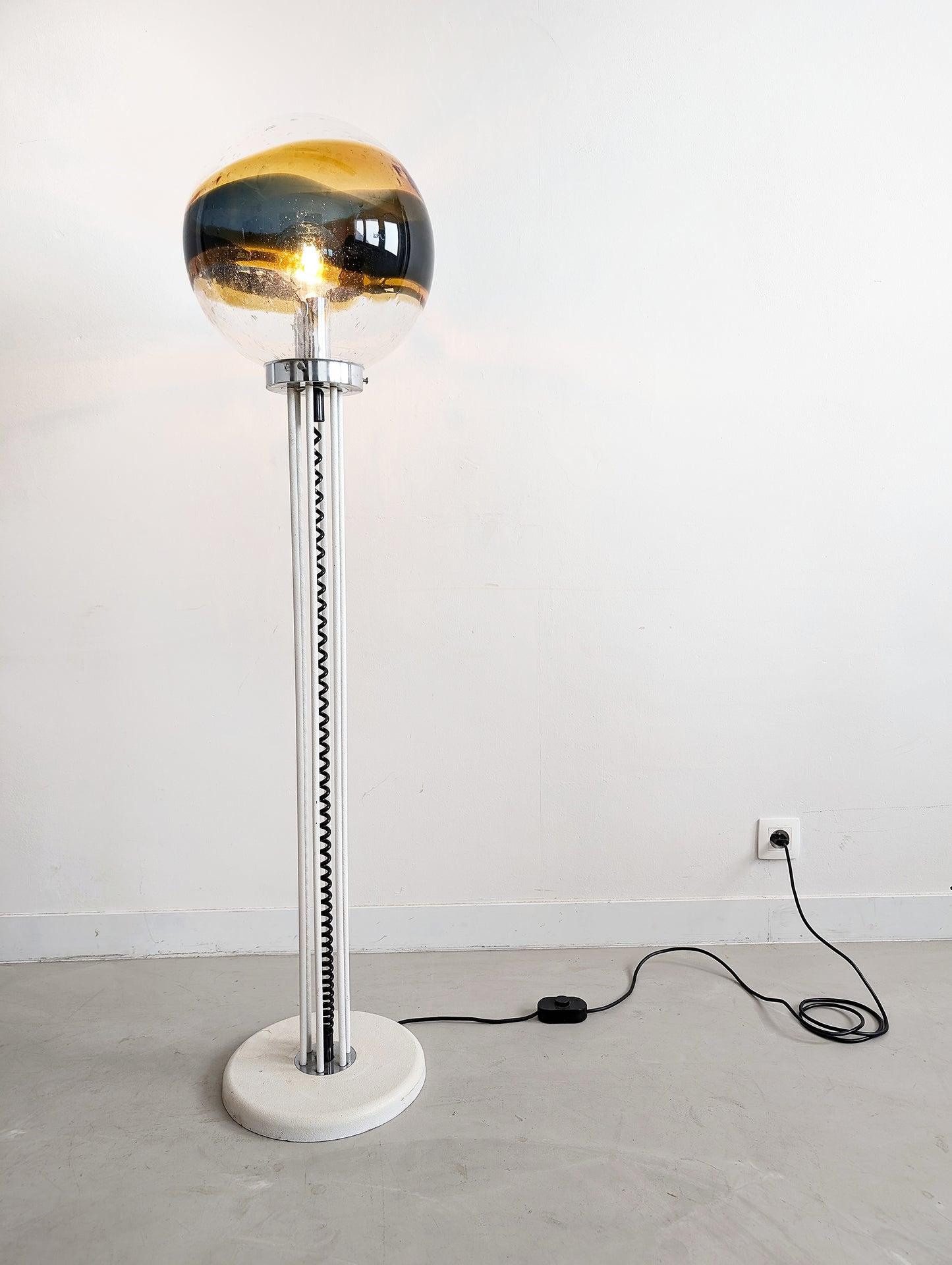 Murano Floor Lamp by Targetti Sankey 1970s