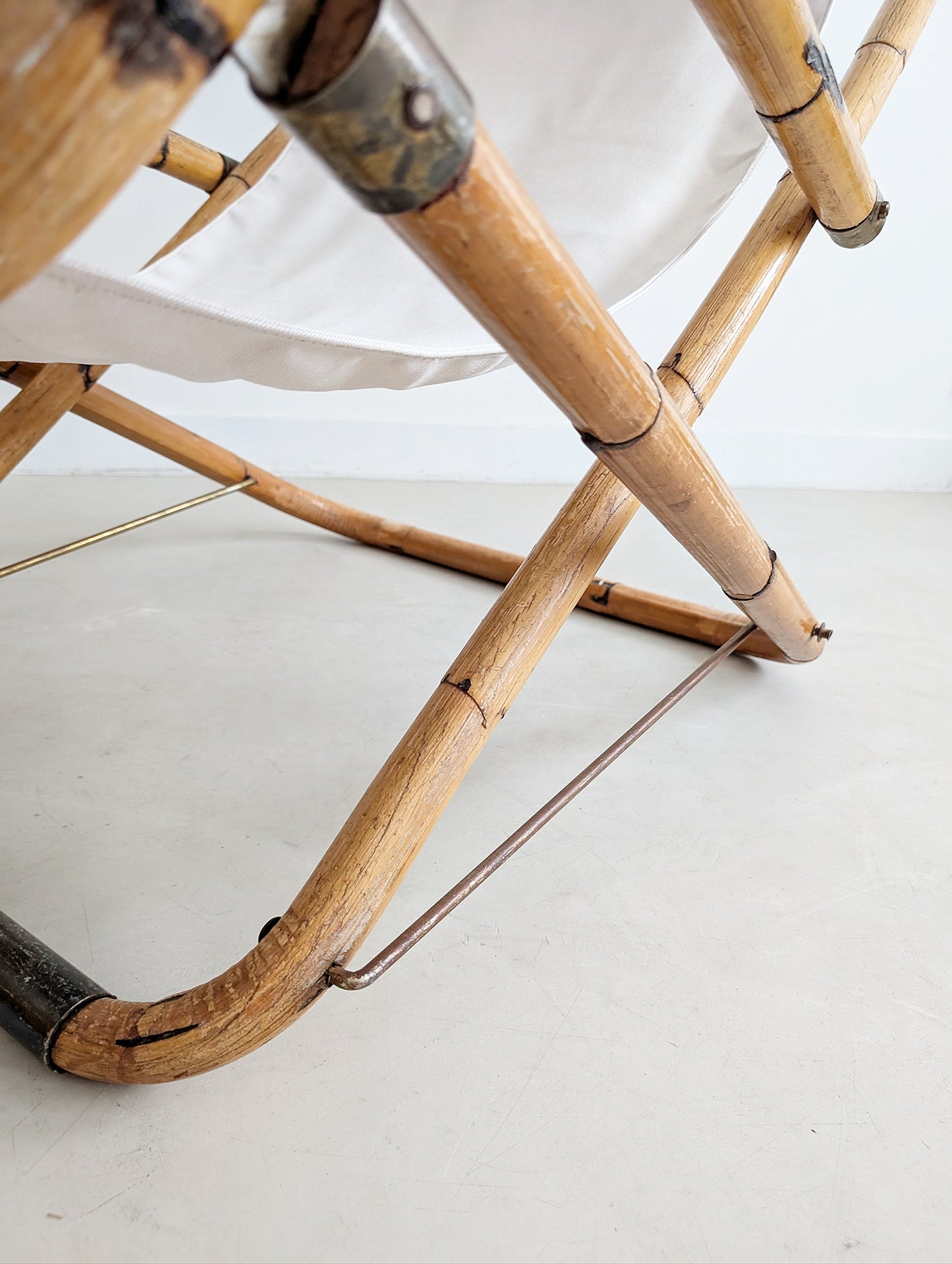 Set of 2 Italian Deck Chairs 1960s