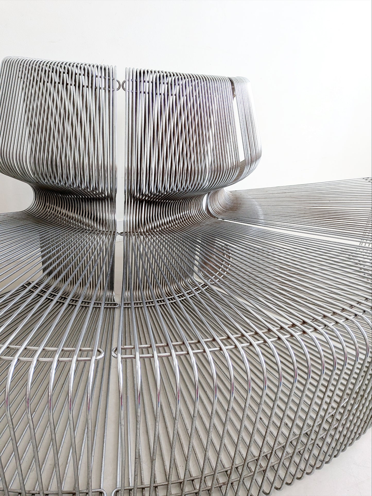 Set of 3 Pantonova 'Concave' Seating Elements by Verner Panton 1980s