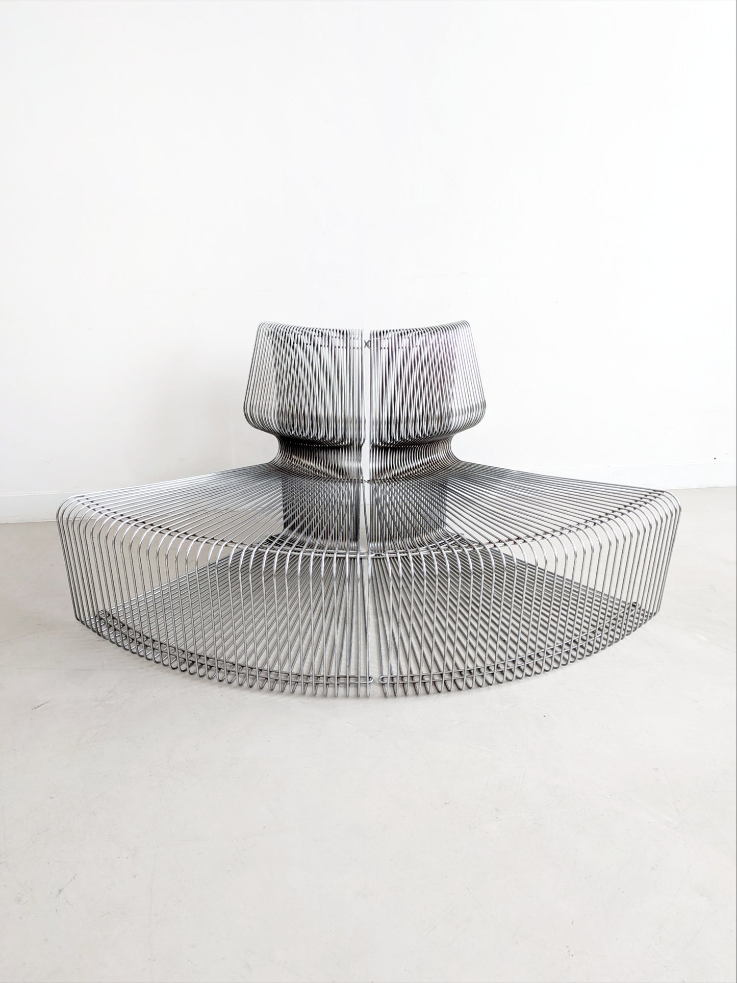 Set of 3 Pantonova 'Concave' Seating Elements by Verner Panton 1980s