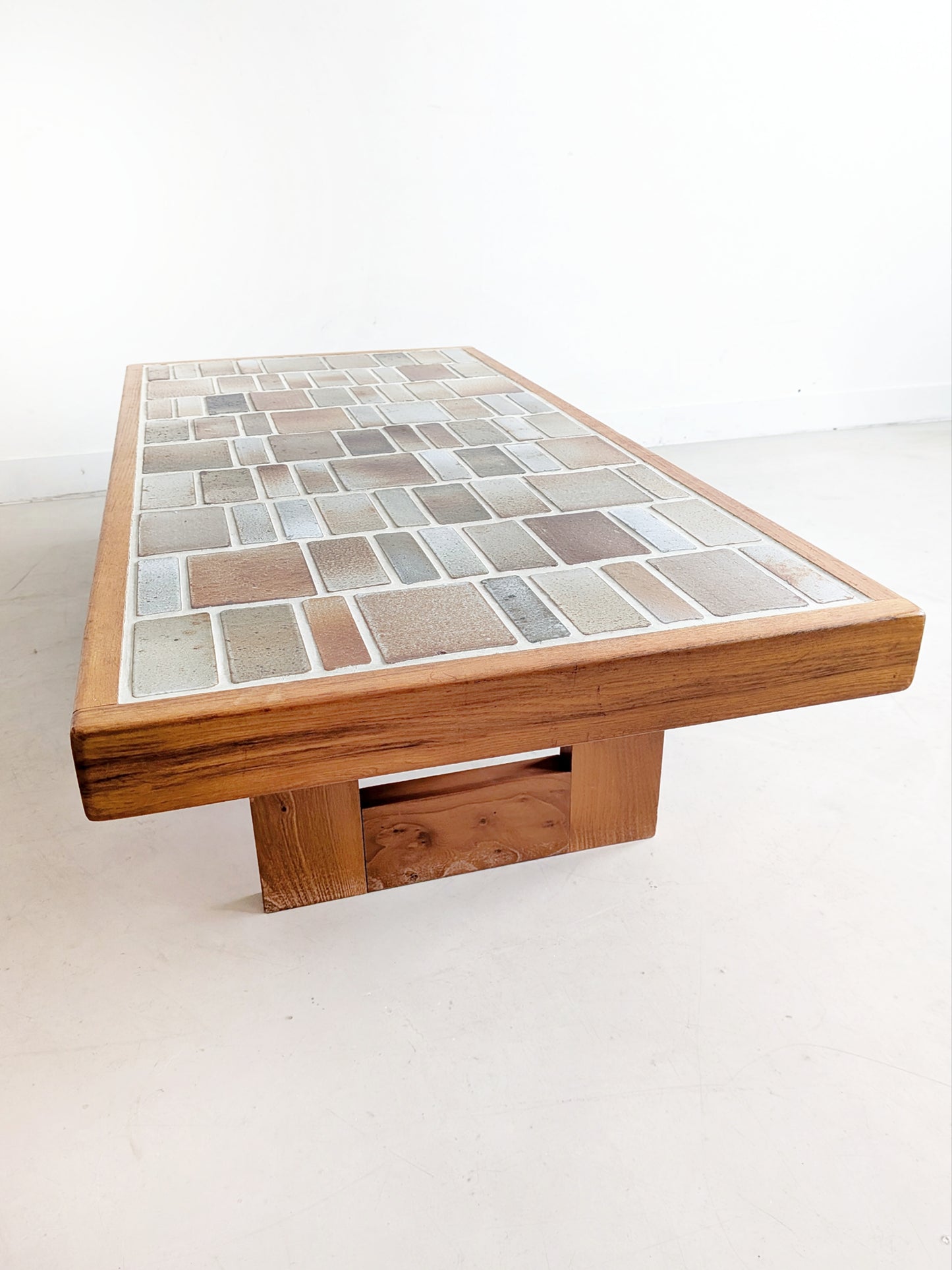 Ceramic Coffee Table by Maison Regain 1970s