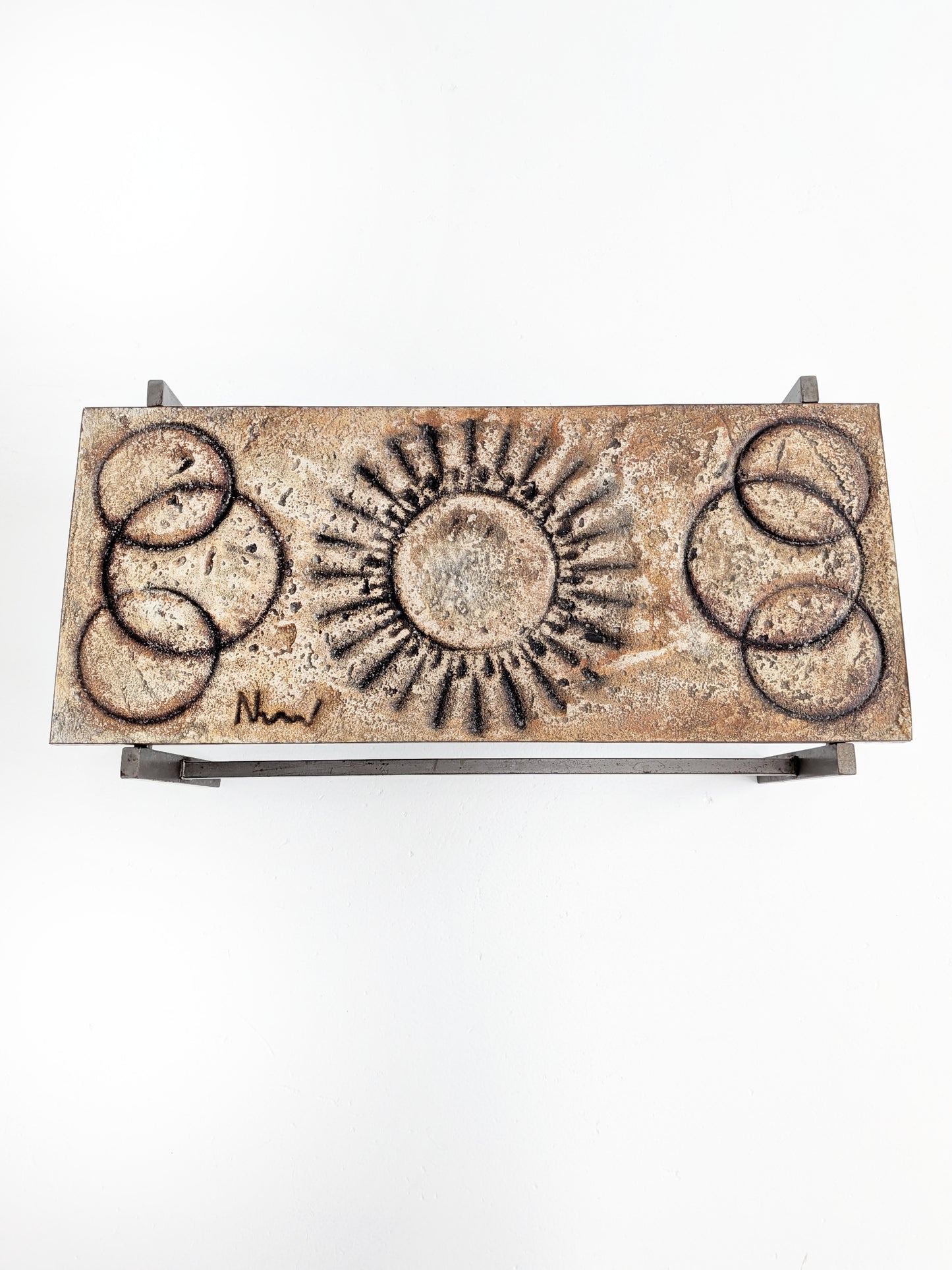 Lavastone Coffee Table by François Chaty for Vallauris 1960s