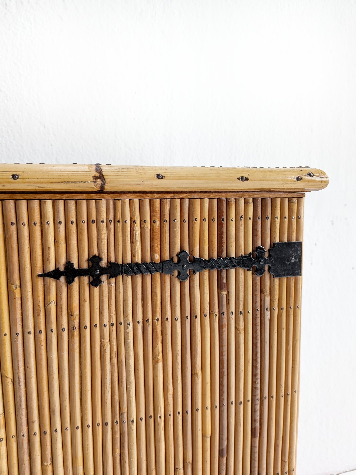 French Rattan Sideboard 1960s