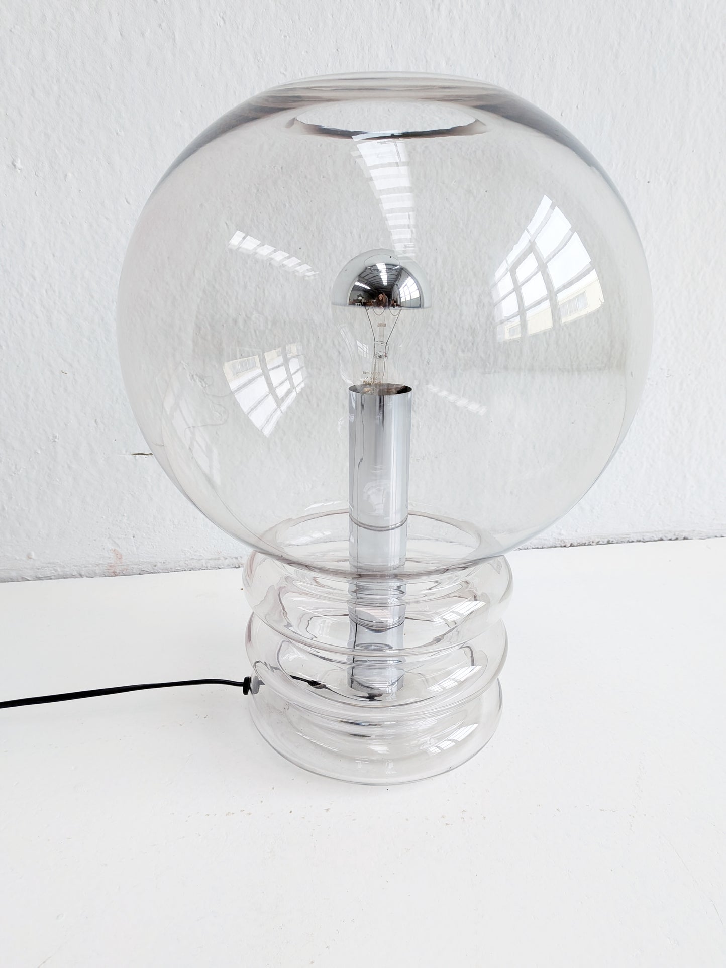 Space Age 'Model 6038' Lamp by Glashütte Limburg 1970s