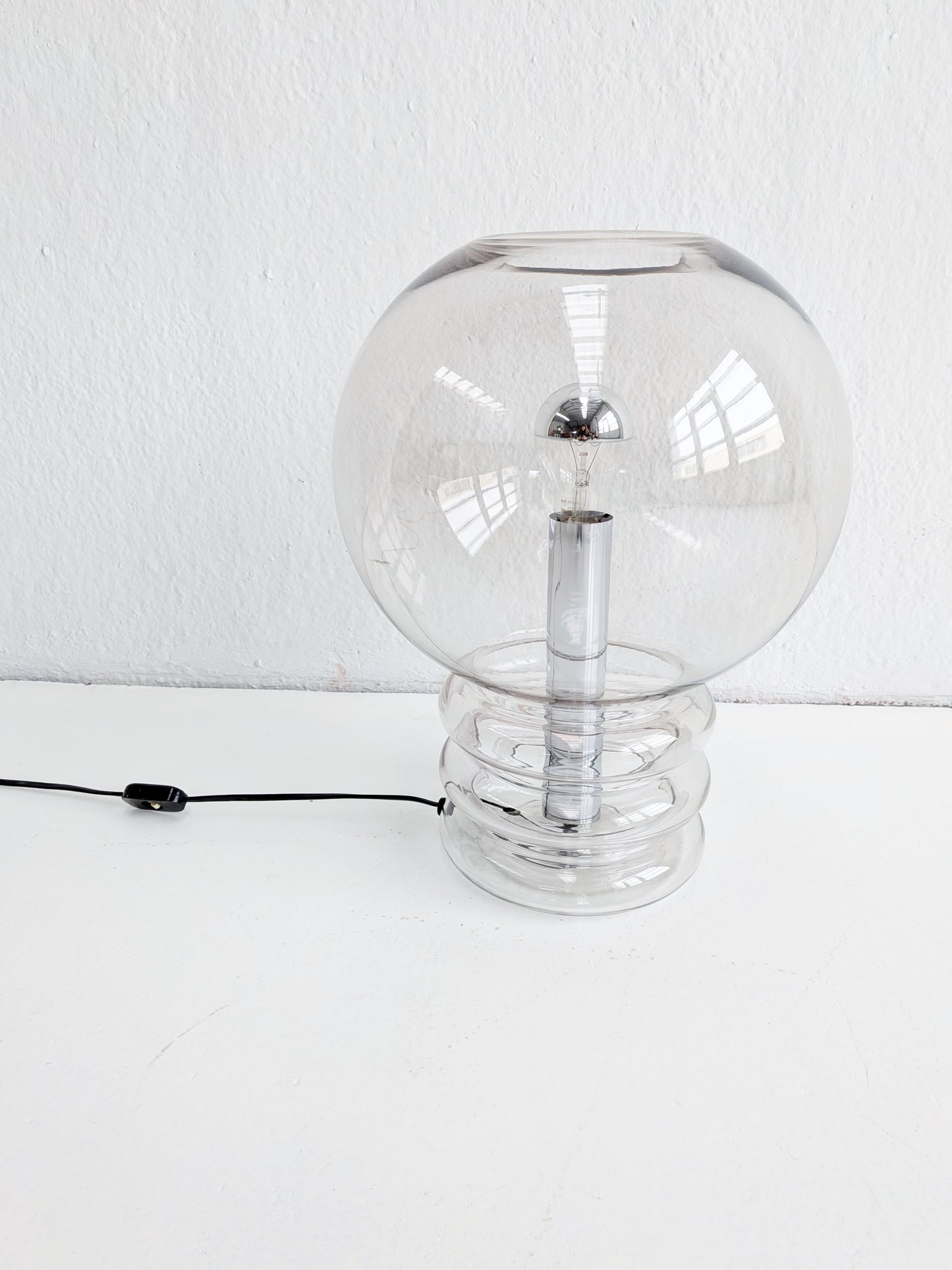 Space Age 'Model 6038' Lamp by Glashütte Limburg 1970s