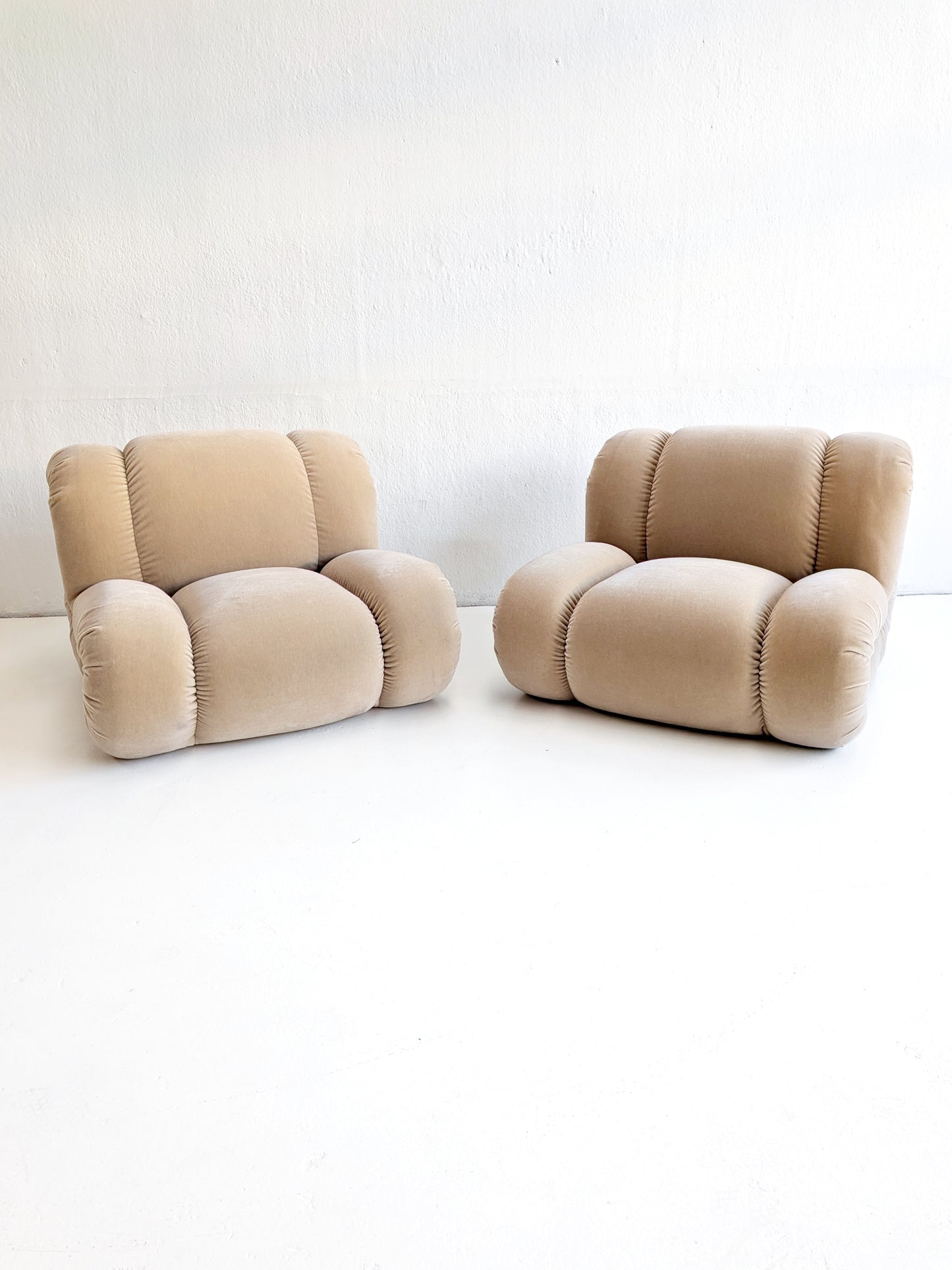 Set of 2 'Velasquez' Lounge Chairs by Rino Maturi for Mimo Padova 1970s