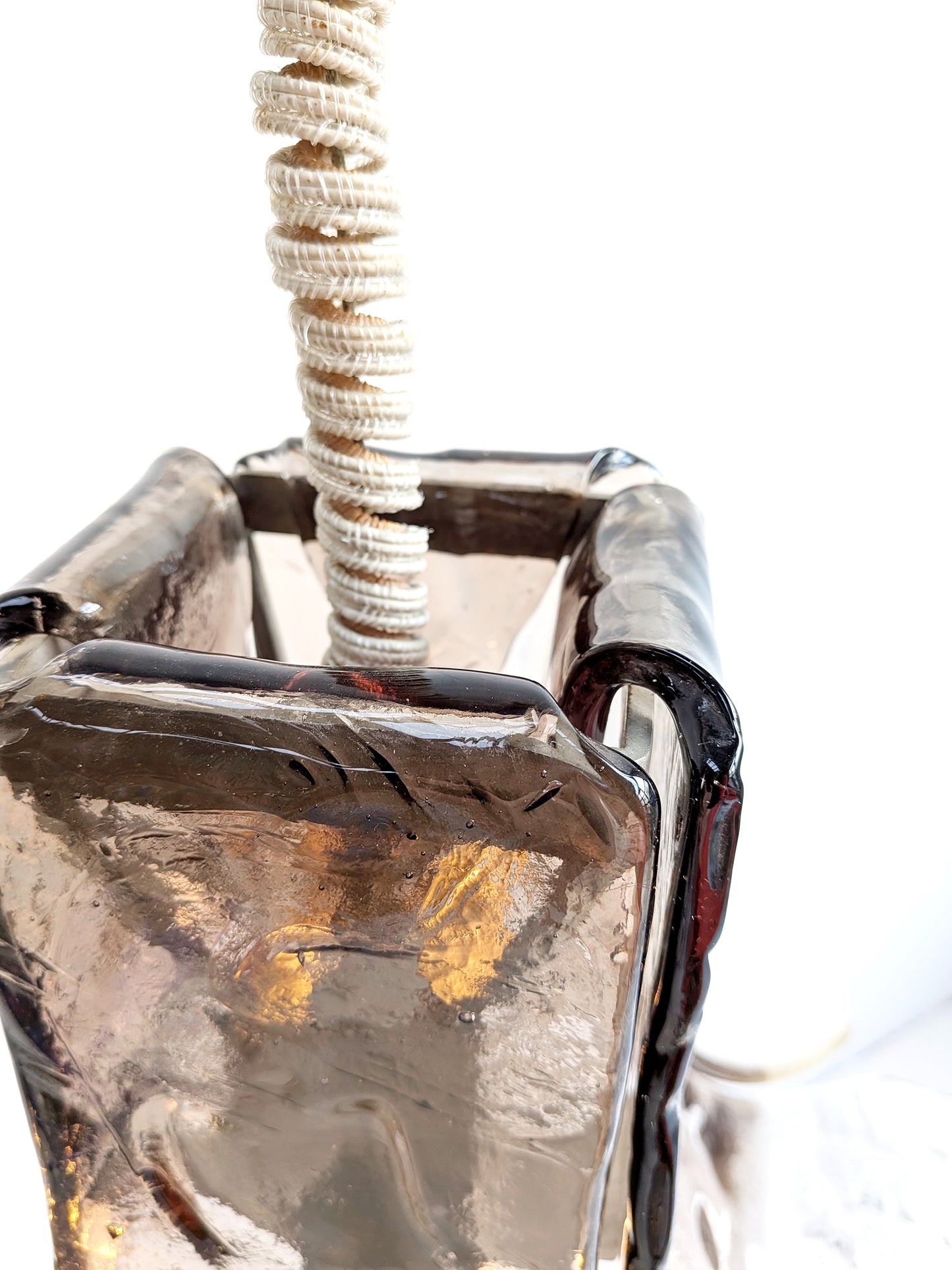 Murano Glass Flower Petal Chandelier by Kalmar 1970s