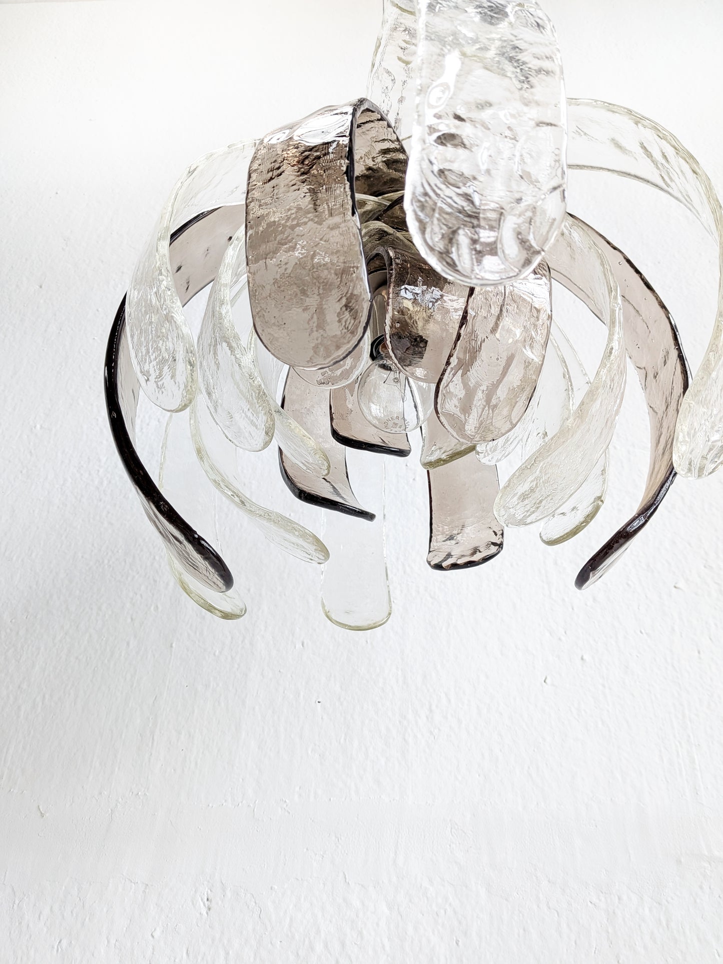 Artichoke Pendant Lamp 'LS 181' by Carlo Nason for AV Mazzega 1970s