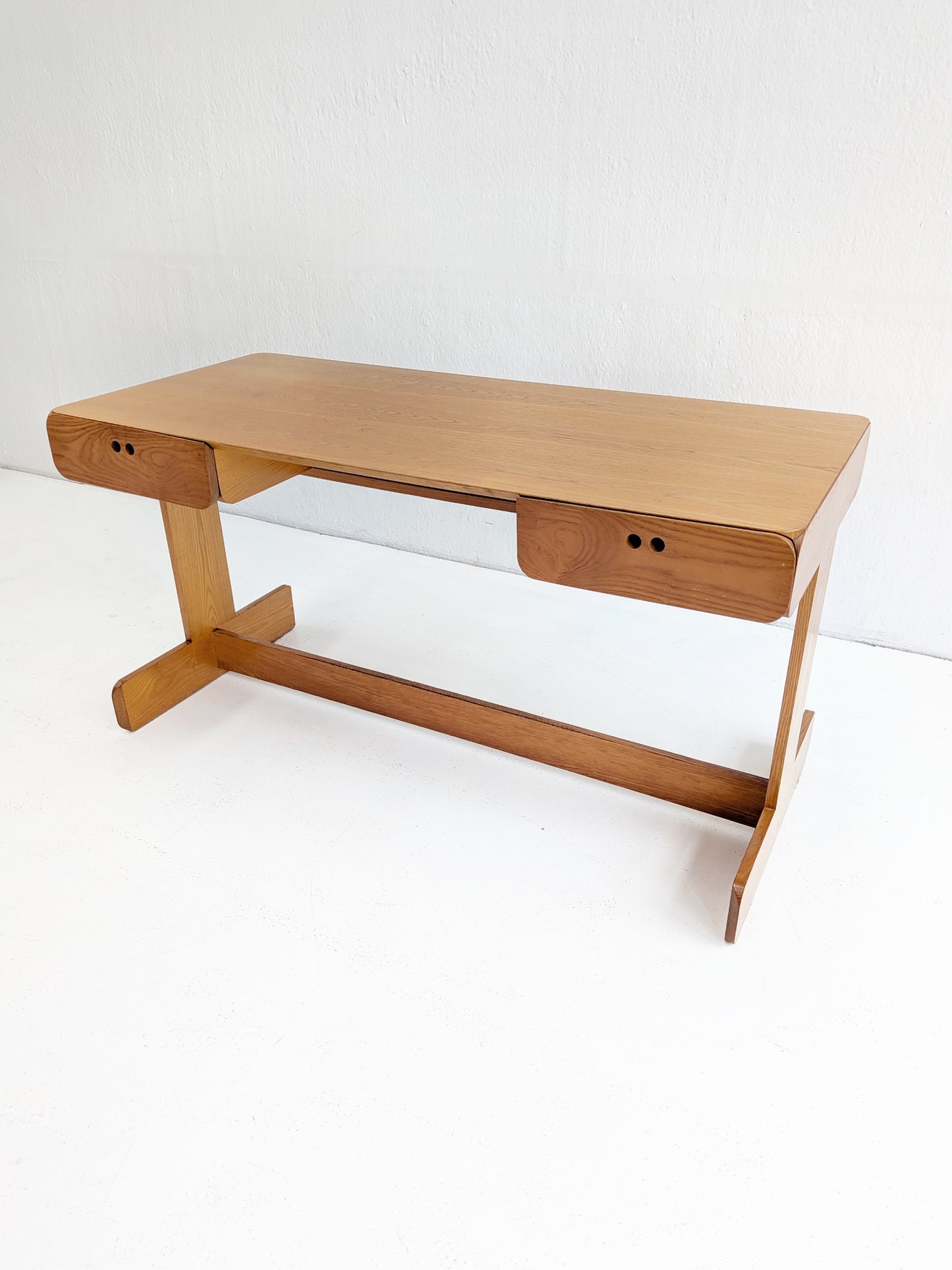 Midcentury Desk & Matching Armchair by Derk Jan De Vries 1970s