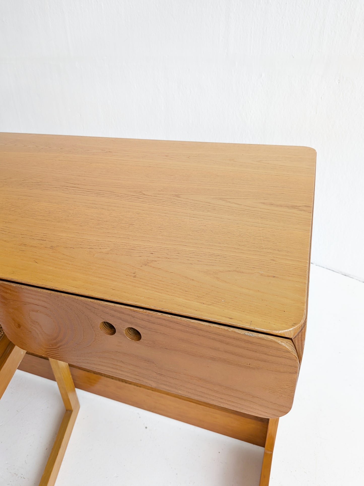 Midcentury Desk & Matching Armchair by Derk Jan De Vries 1970s