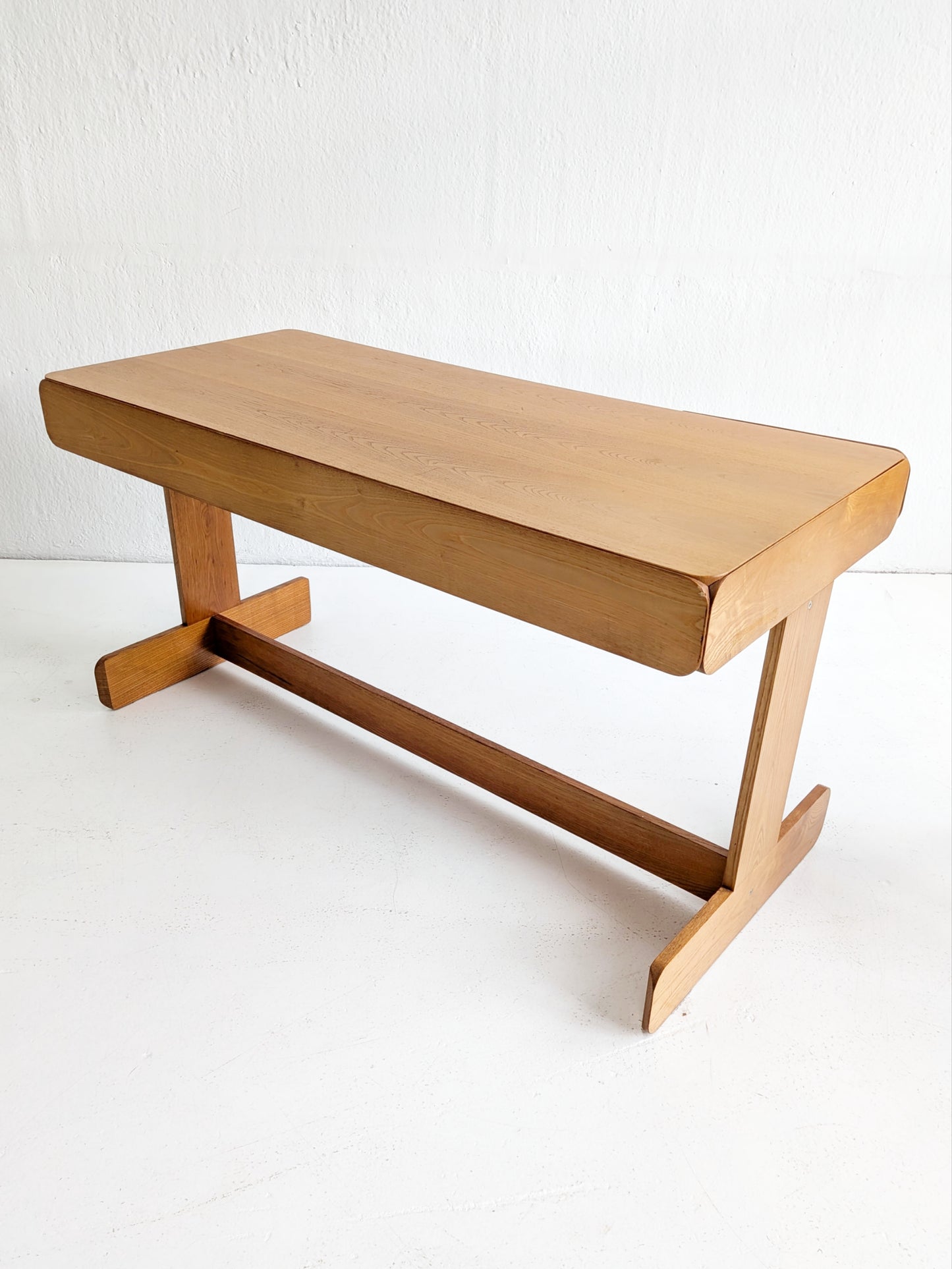 Midcentury Desk & Matching Armchair by Derk Jan De Vries 1970s