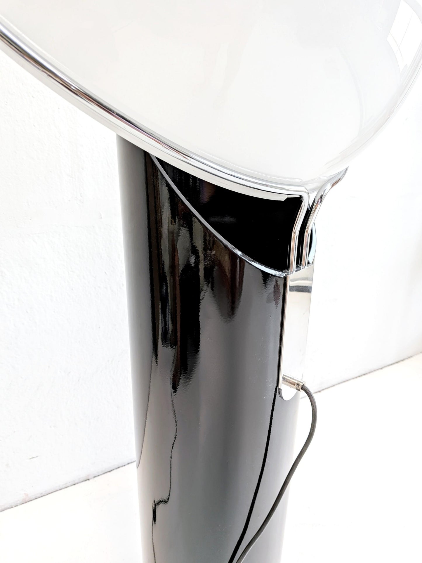 Black 'Ciot' Floor Lamp by Ennio Chiggio for Lumenform 1970s