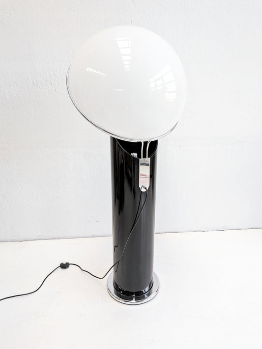Black 'Ciot' Floor Lamp by Ennio Chiggio for Lumenform 1970s