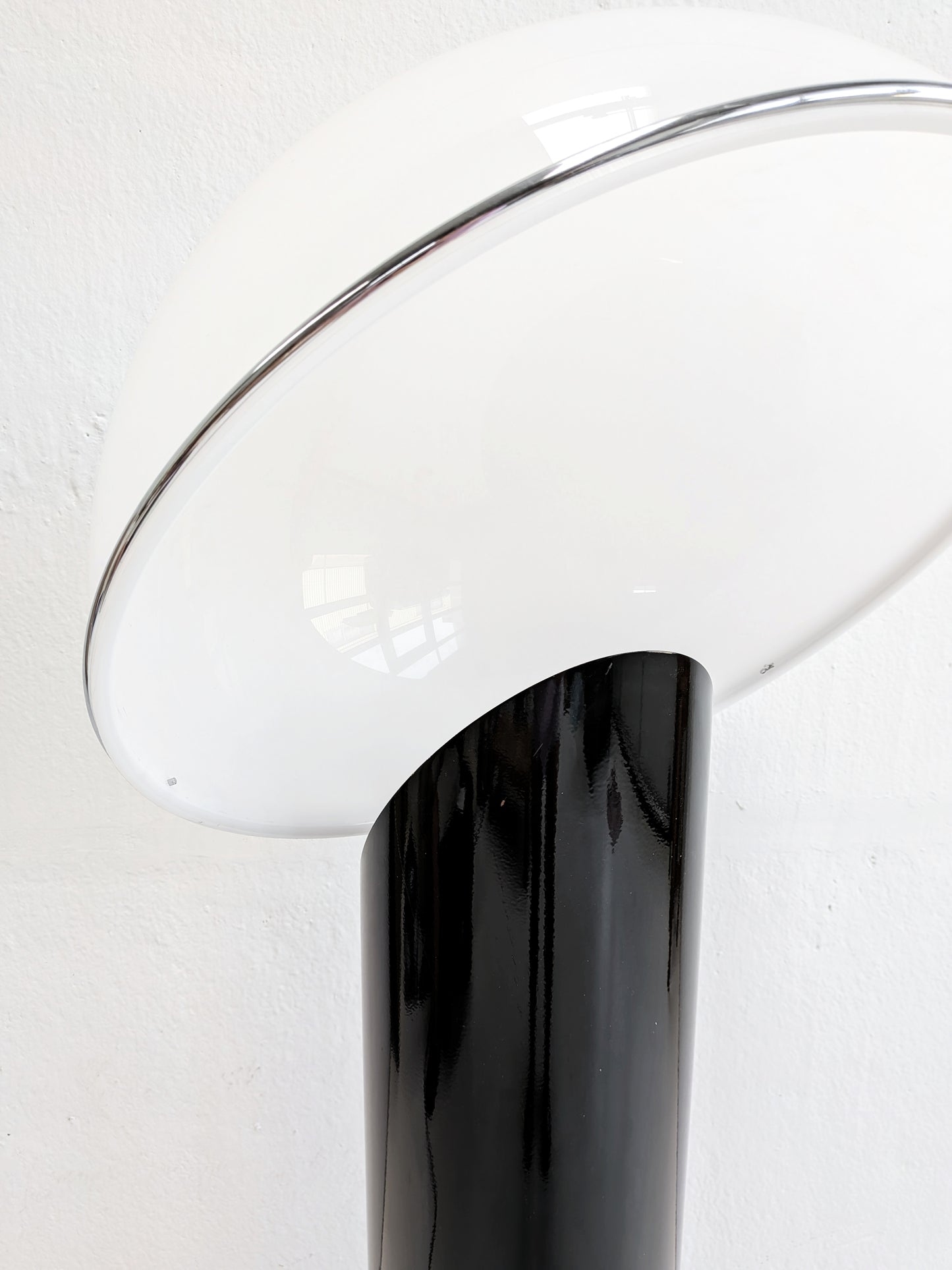 Black 'Ciot' Floor Lamp by Ennio Chiggio for Lumenform 1970s