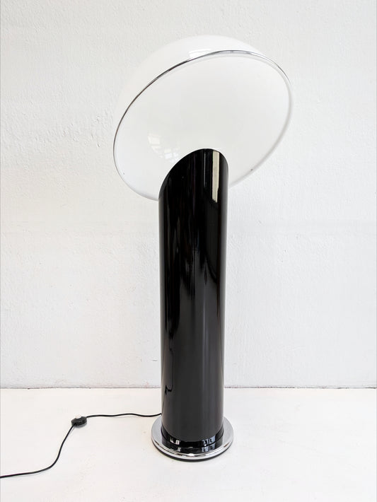 Black 'Ciot' Floor Lamp by Ennio Chiggio for Lumenform 1970s