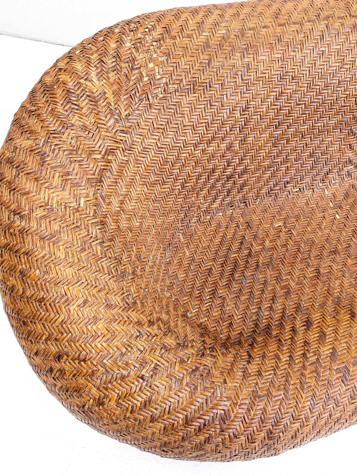 Woven Rattan Egg Sofa by Habitat 1970s