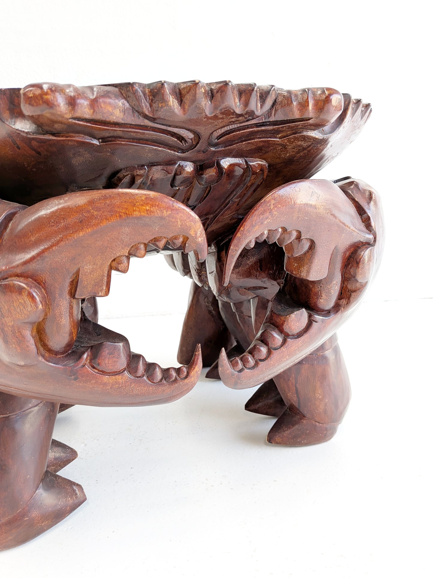 Handmade Crab Side Table 1970s