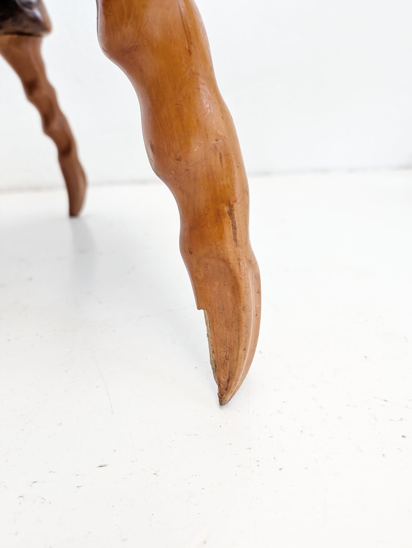 Handcarved Scultptural Suar Wood Coffee Table 1960s