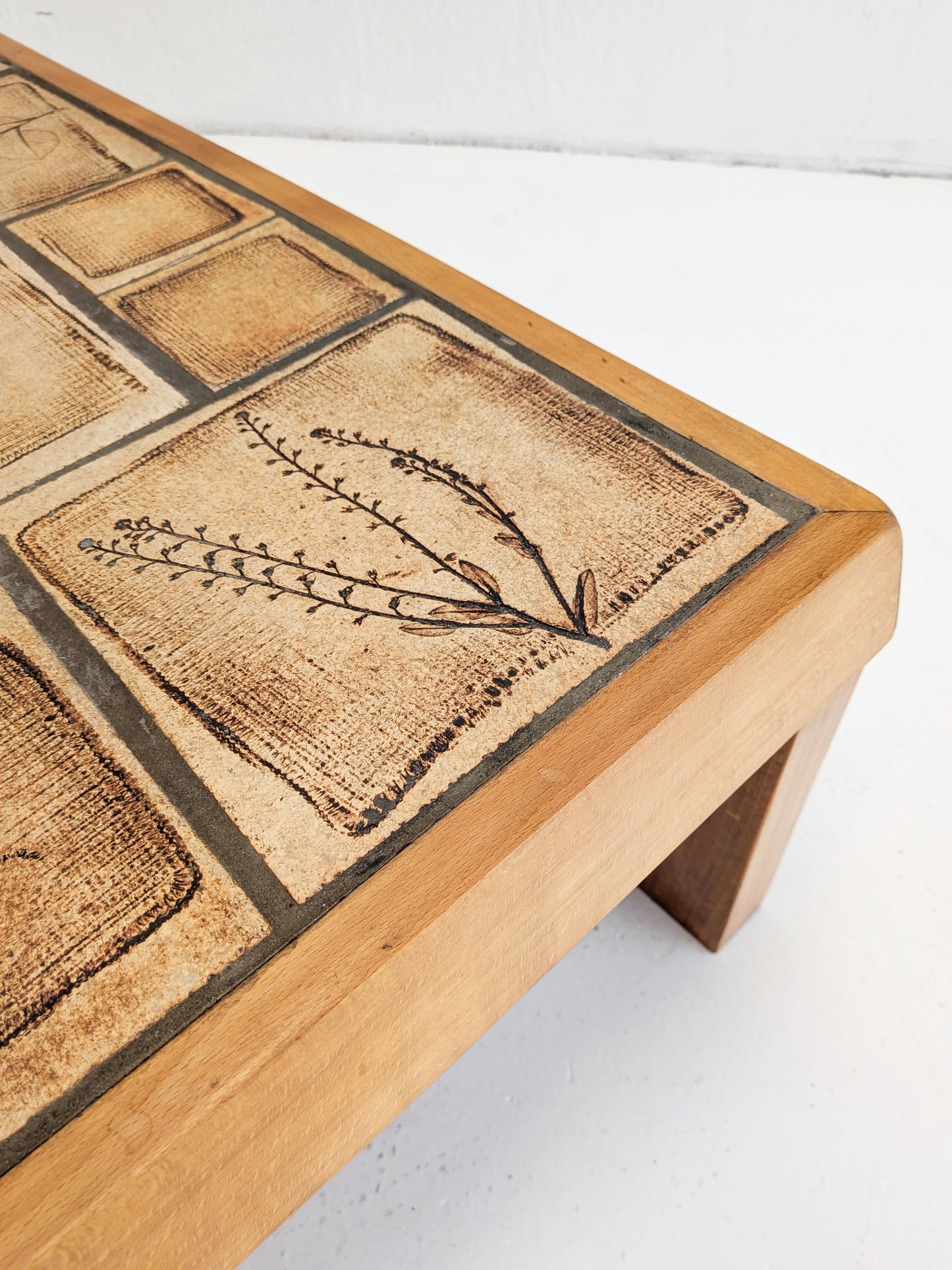 Ceramic Tile Coffee Table 1960s