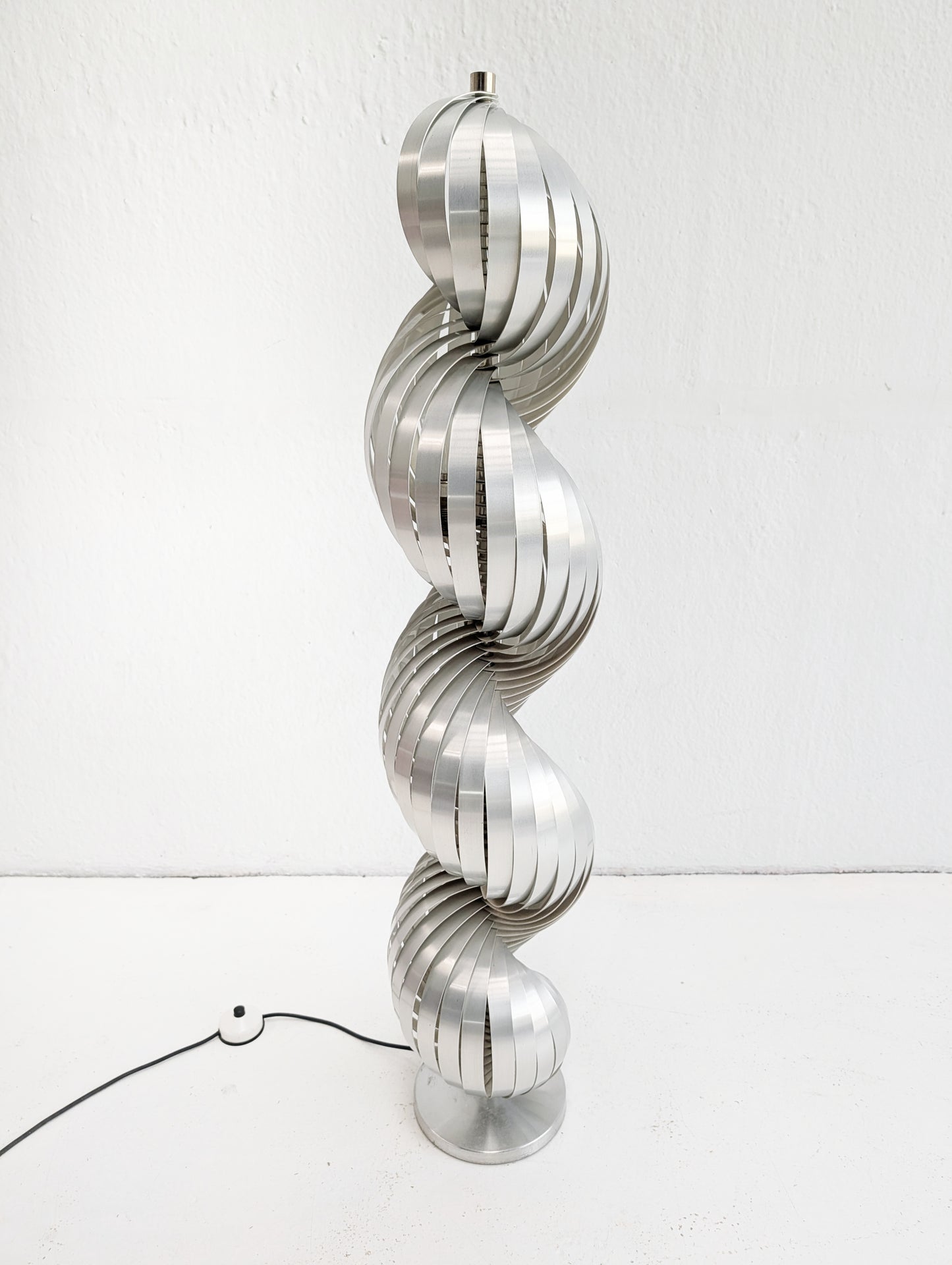 Spiral Floor Lamp by Henri Mathieu 1970s