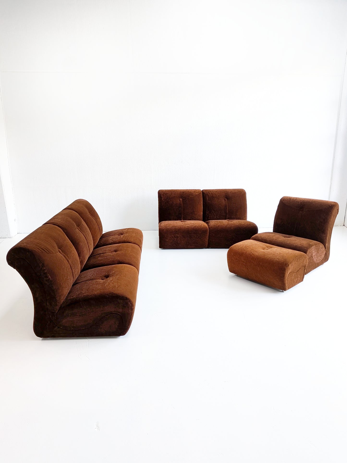 Modular Space Age Sofa Set (8 elements) 1970's