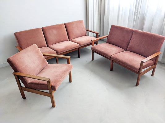 Pink Pastoe FU05 Set by Yngve Ekström 1960's